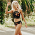 Colette Black with Oranges High Waist Bikini