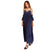 Rayanne Navy Lace Trim Maxi Dress - Lobby