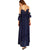 Rayanne Navy Lace Trim Maxi Dress - Lobby