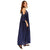 Rayanne Navy Lace Trim Maxi Dress - Lobby