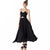Jemma Black Chiffon A Line Dress - Lobby