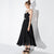 Jemma Black Chiffon A Line Dress - Lobby