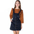 Pat Navy Corduroy Dress