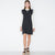 Marietta Black Denim Cut Off Dress - Lobby