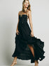 Katina Backless Black Summer Dress