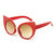Abby Vintage Cat Eye Sunglasses - Red - Lobby