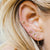 Lena Star Moon Heart Stud Earring Set - Lobby