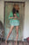 Sarah Vintage Summer Green Kimono - Lobby