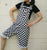 Janessa Checkerboard Plaid Jumpsuit Overalls - Lobby