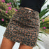 Skye Leopard Print Skirt
